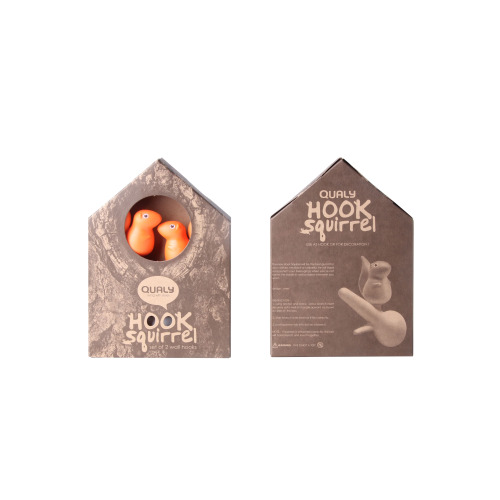 Wieszak wiewiórka Wielokolorowy QL10088-BN-WH (1)