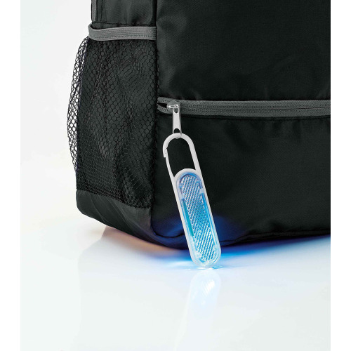 Odblaskowa zawieszka z karabińczykiem Niebieski T17017104 (2)