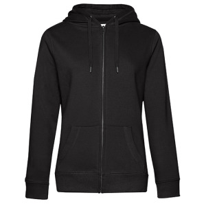 Bluza Damska Z Kapturem Z Zamkiem Wstepnie Prana Bawełniana
