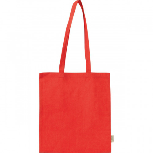Torba bawełniana z długimi uszami 180g/m2 z materiałów z recyklingu GLEN Czerwony 6469805 (2)