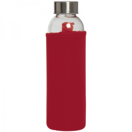 Butelka szklana KLAGENFURT czerwony 084205 (5)