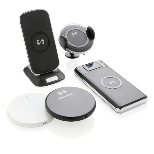 Bezprzewodowa ładowarka samochodowa 5W, uchwyt do telefonu z mocowaniem do wentylacji samochodowej Czarny P302.511 (4)