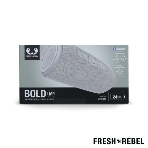  1RB7400 I Fresh 'n Rebel Bold M2-Waterproof Bluetooth speaker Jasnoszary LT49731-N0062 (2)
