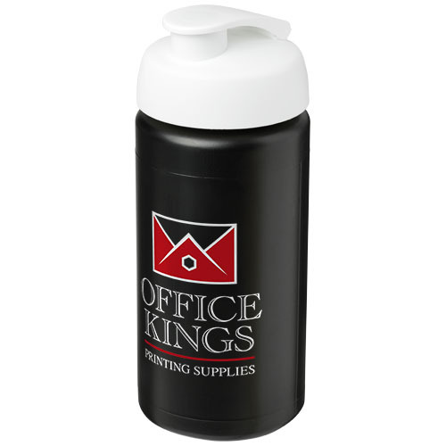 Bidon Baseline® Plus o pojemności 500 ml z wieczkiem zaciskowym i uchwytem Czarny 21007212 (1)