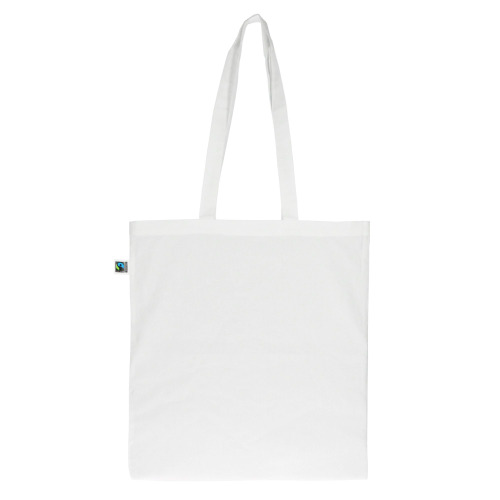 Torba Fairtrade długa 140g 38x42 Biały LT95253-N0001 (1)