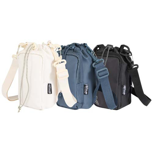 Trip Aware™, torba na butelki wykonana z materiałów z recyklingu, 2 l Hale Blue 12076555 (8)