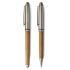 Zestaw piśmienny, długopis i pióro kulkowe drewno V1300-17 (1) thumbnail