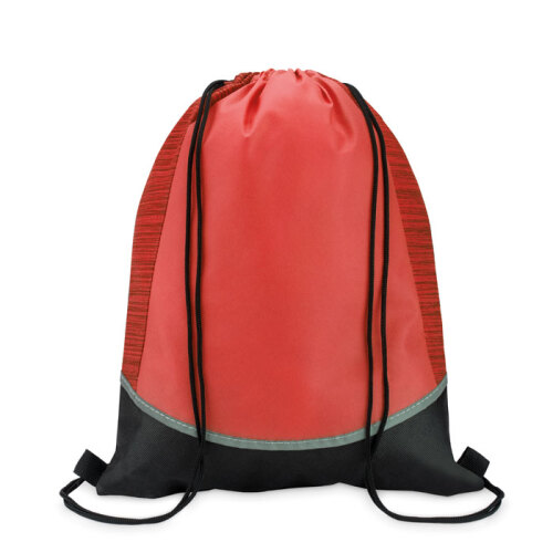 Plecak ze sznurkiem czerwony MO9476-05 