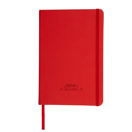Magnetyczny notatnik A5 czerwony V0908-05 (11)