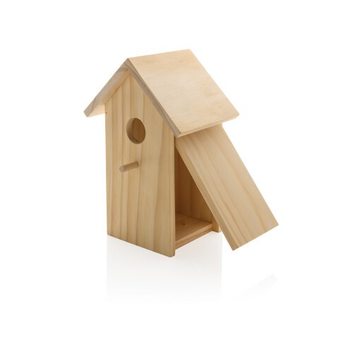 Drewniany domek dla ptaków brązowy P416.749 (1)