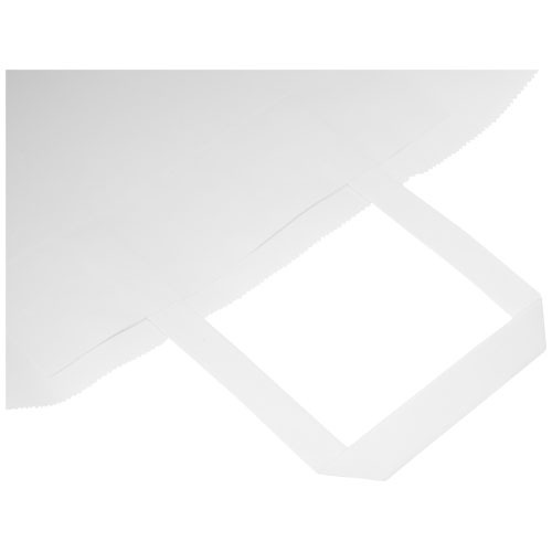 Torba z papieru Kraft z płaskimi uchwytami – 32 x 12 x 40 cm Biały 1PQ00501 (4)