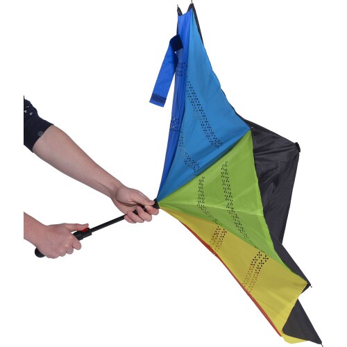 Odwracalny parasol automatyczny wielokolorowy V0671-99 (5)