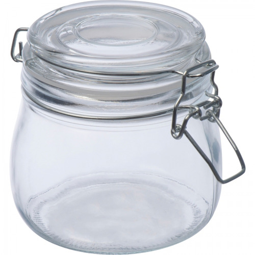 Słoik szklany 400 ml CORDULA Przeźroczysty 8262466 (1)