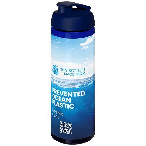 H2O Active® Eco Vibe 850 ml, bidon sportowy z odchylaną pokrywką Niebieski 21048305 (1)