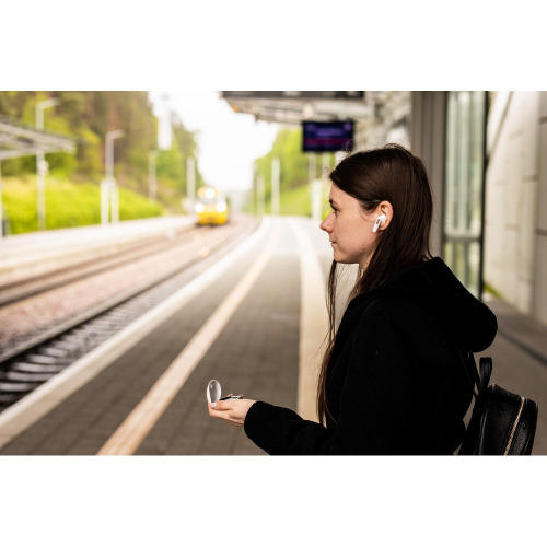 Bezprzewodowe słuchawki douszne ANC | Alden Biały V7299-02 (1)