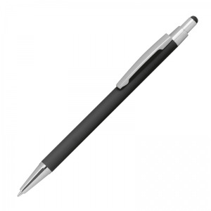 Długopis metalowy touch pen soft touch PAULA Czarny