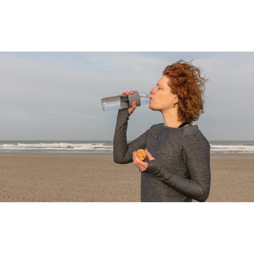 Szklana butelka 750 ml w pokrowcu Neutralny P436.770 (12)