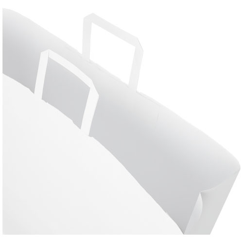 Torba z papieru Kraft z płaskimi uchwytami – 49,5 x 14 x 44 cm Biały 1PQ00901 (3)