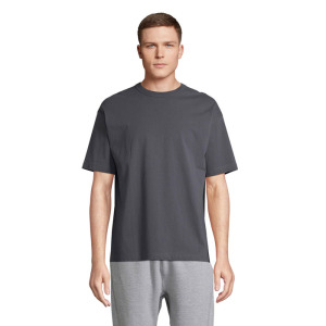BOXY MEN T-SHIRT OVERSIZE Mysi Szary