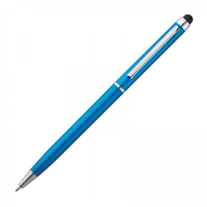 Długopis plastikowy touch pen KIMBERLY Jasnoniebieski