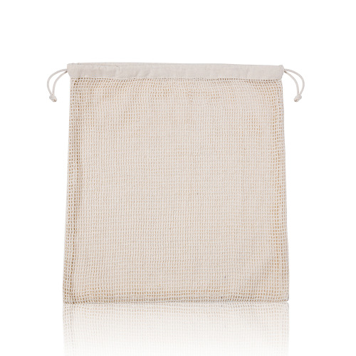 Worek z siateczki, 100% bawełny, ze sznurkiem / NetString Natural IP31113780 (2)