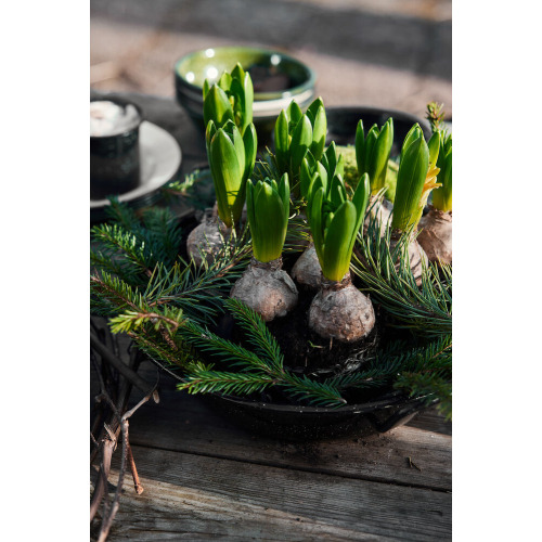 DORIS EMALIOWANY KUBEK, CZARNY Czarny 5018412- (12)