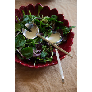 Talerz DAGNY średni, bordowy