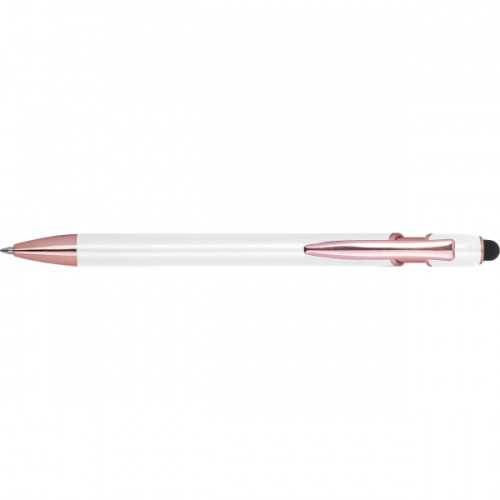 Długopis żelowy z recyklingu BELO HORIZONTE Biały 528106 (2)