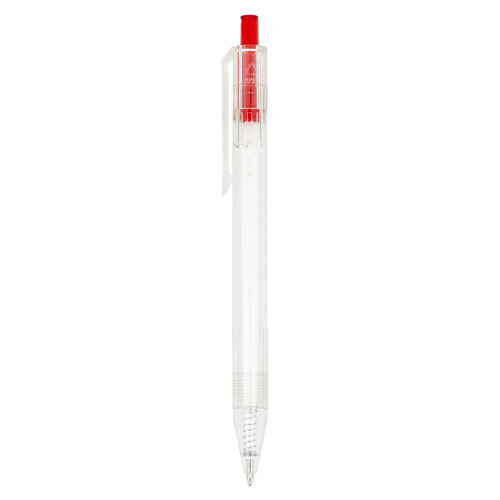 Długopis R-PET Transparentny / czerwony LT80562-N0421 (3)