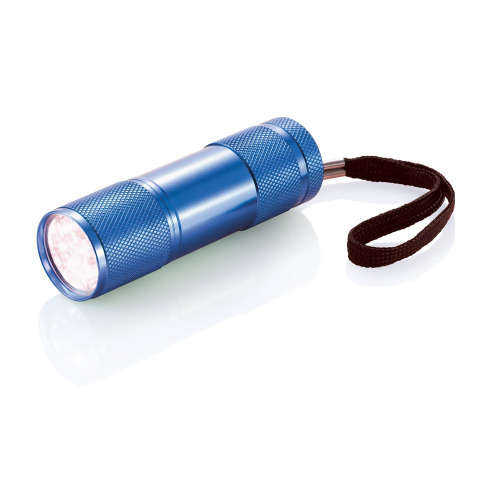 Latarka 9 LED Quattro Niebieski P513.275 