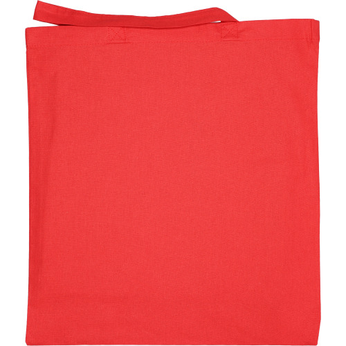 Torba bawełniana z krótkimi uszami 140 g/m2 BREGENZ Czerwony 068005 (2)