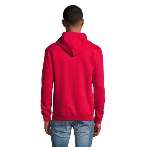 STONE UNI HOODIE 260g Czerwony S01714-RD-M (1)