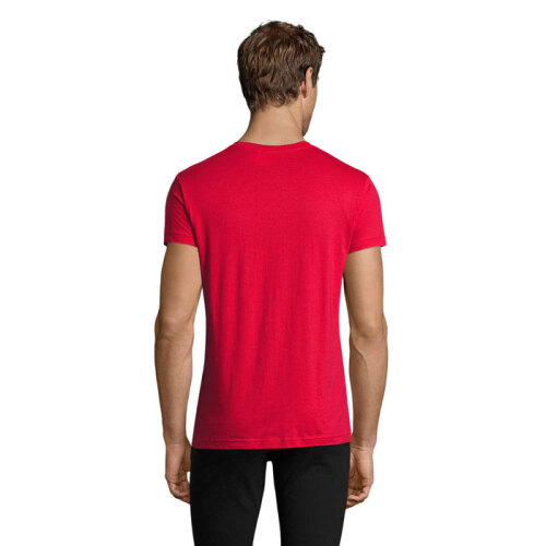 REGENT F Męski T-Shirt 150g Czerwony S00553-RD-XS (1)