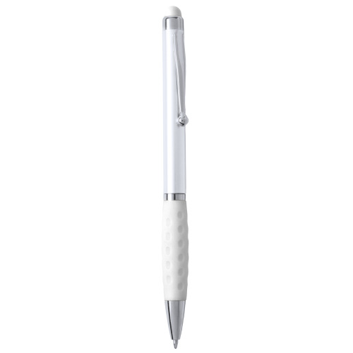 Długopis, touch pen biały V1663-02 