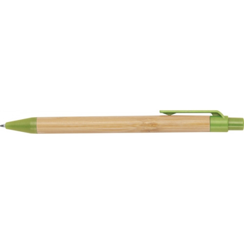 Długopis bambusowy Halle zielony 321109 (1)