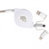 Kabel do ładowania z 3 wtyczkami rozwijany NICO Biały 2165206 (6) thumbnail