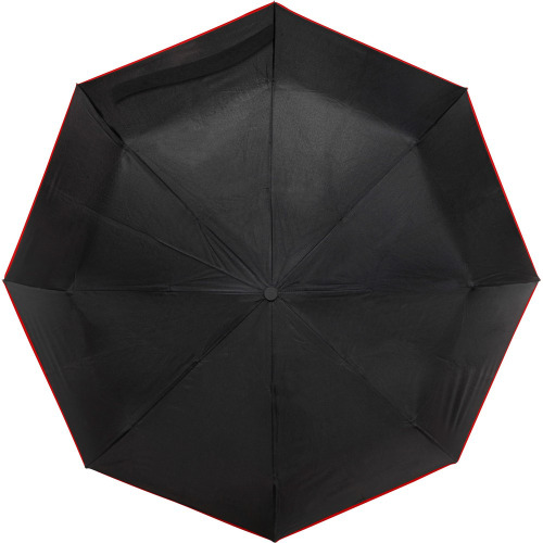 Wiatroodporny parasol automatyczny, składany Czerwony V9450-05 