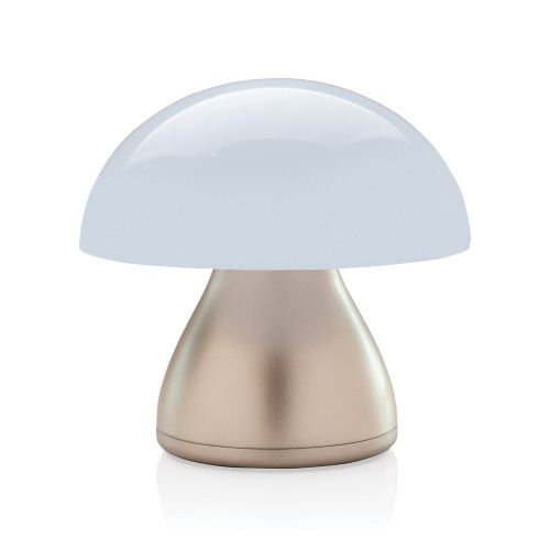 Lampka na biurko Luming, plastik z recyklingu Brązowy P513.749 (7)