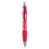 Długopis z miękkim uchwytem przezroczysty czerwony KC3314-25 (1) thumbnail