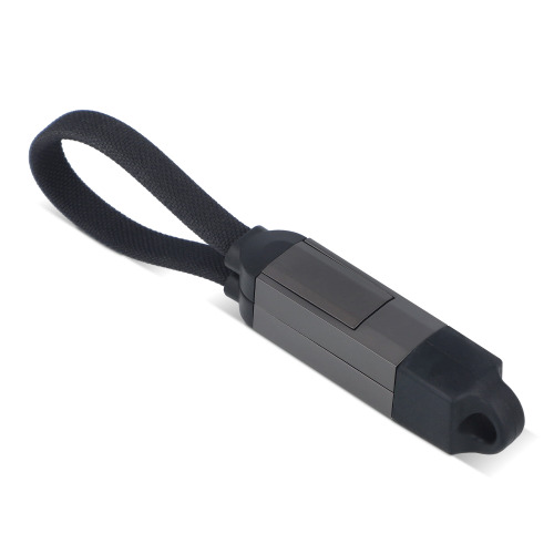 Wielofunkcyjny brelok z kablem 4 w 1 o mocy 60 W Czarny LT95660-N0002 (5)