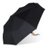 Składany parasol 21” z plastiku z recyklingu automatycznie otwierany Czarny LT97112-N0002  thumbnail