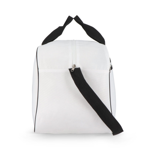 Torba sportowo-podróżna R-PET 600D 48 x 25 x 28 cm 30 l Biały / czarny LT95366-N0102 (5)