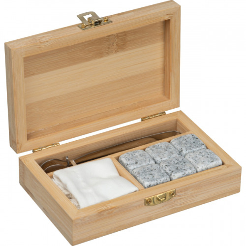 Granitowe kostki do drinków EWA Beżowy 8461013 (2)