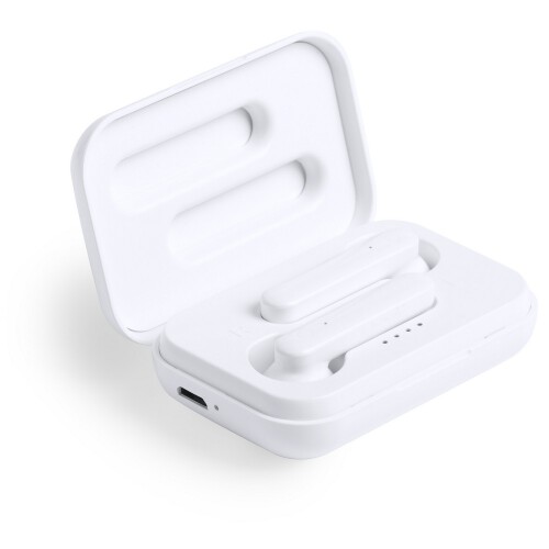 Bezprzewodowe słuchawki douszne biały V3994-02 (1)