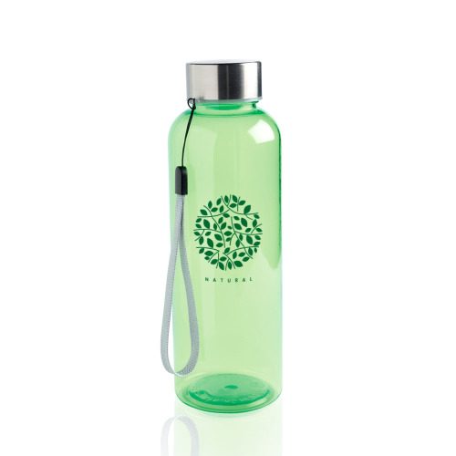 Butelka z tritanu 500 ml, stalowa nakrętka ze sznurkiem / Tritanbottle Czerwony IP37053052 (4)