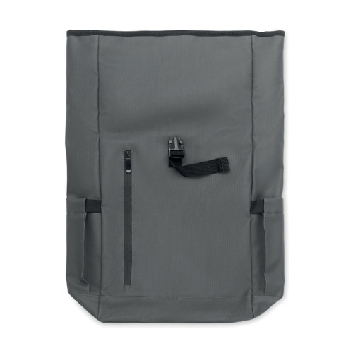 Plecak na laptopa Rolltop 600D Kamienny Szary MO2643-15 (8)