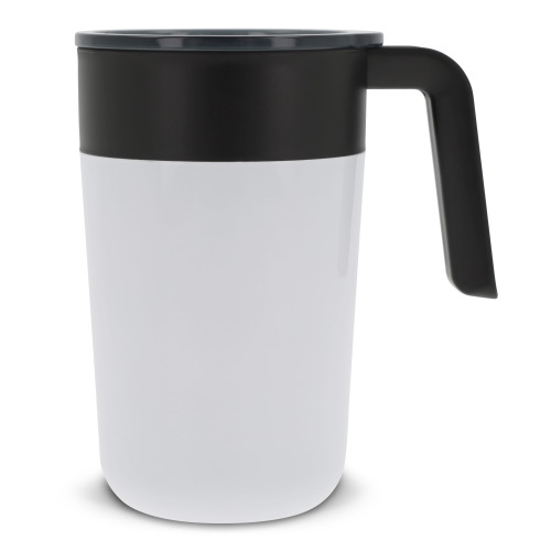 Kubek do kawy o podwójnych ściankach 400ml Biały LT98834-N0001 (3)