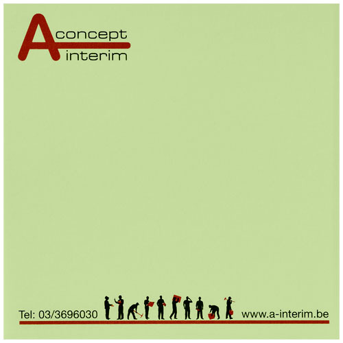 Karteczki samoprzylepne Sticky-Mate® 75x75 Zielony miętowy 21093031 (1)