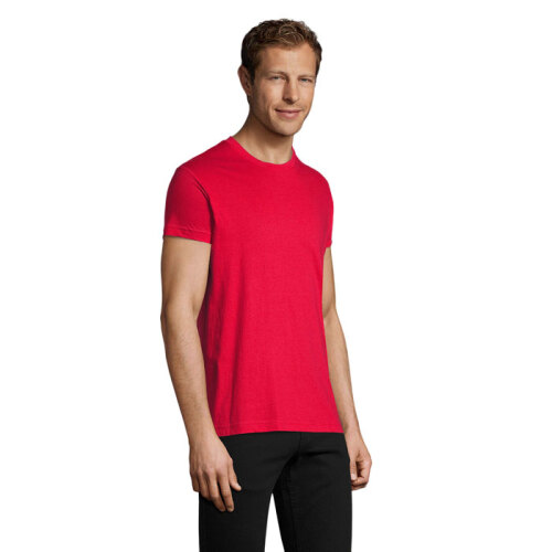 REGENT F Męski T-Shirt 150g Czerwony S00553-RD-M (2)