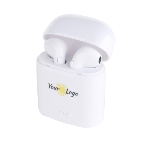 Bezprzewodowe słuchawki Bluetooth z ładowarką Biały EG 044706 (2)